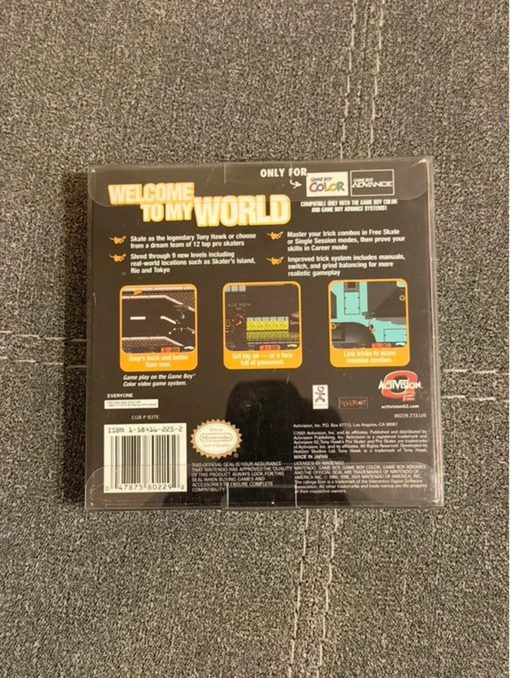 Tony Hawk Pro Skater 3 for Nintendo Gameboy Color
